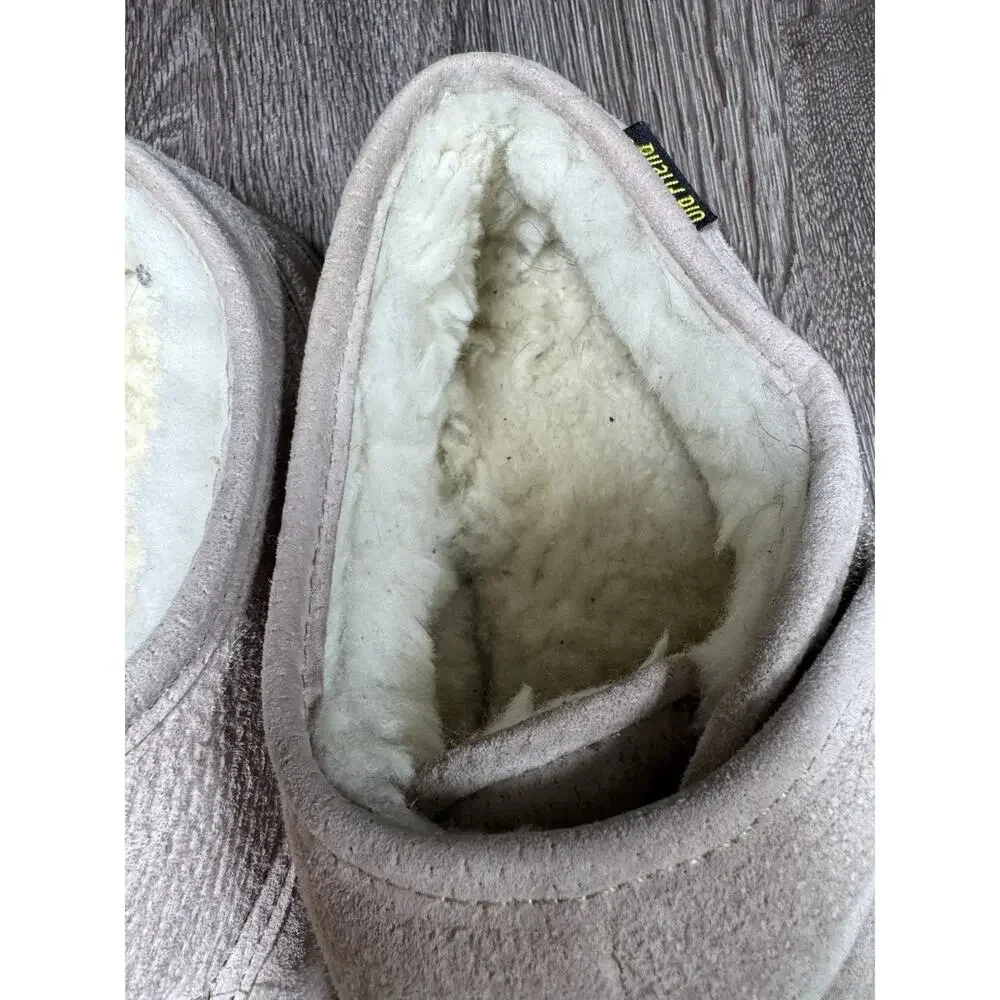 Old Friend Step In Sheepskin Tan Slippers Booties / Men’s Size 10 5E